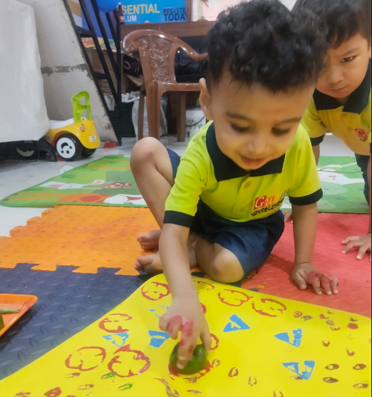 Art and craft workshop at our play school in Airoli